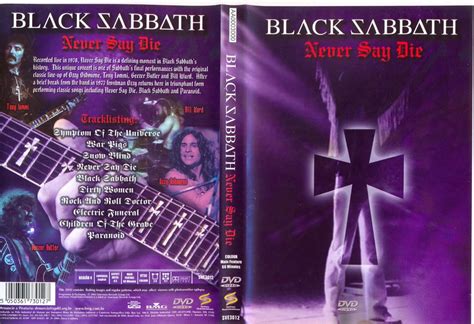 black sabbath never say die dvd